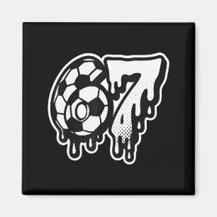 Funny 67 Meme Slang Soccer Ice Cream Drip Six Seve Magnet