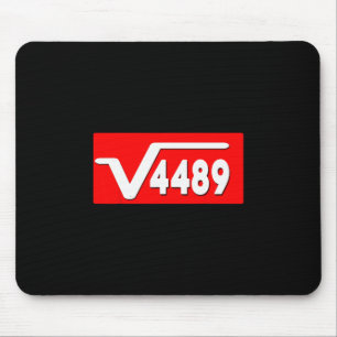 Funny 67 Meme Square Root 4489 Slang Math Teacher  Mouse Mat
