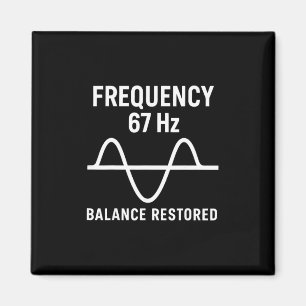 Funny 67 Meme Trend Six Seven Gen Alpha Slang Freq Magnet