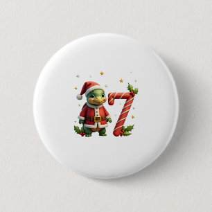 Funny 67 Meme Turtle Christmas PJm Men Women Famil 6 Cm Round Badge