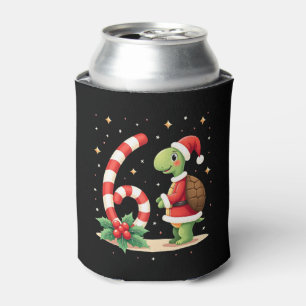 Funny 67 Meme Turtle Christmas PJm Men Women Famil Can Cooler