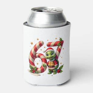Funny 67 Meme Turtle Christmas PJm Men Women Famil Can Cooler