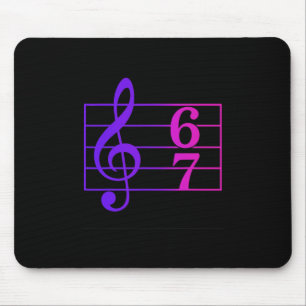 Funny 67 Music Meme Slang Music Teacher Humor Retr Mouse Mat