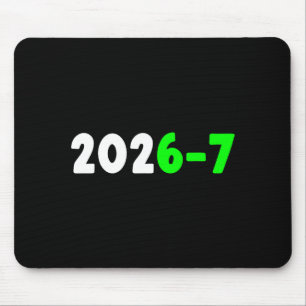 Funny 67 New Year 2026 Graphic  Mouse Mat