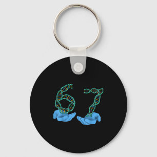 Funny 67 Number Meme Dna Replication Molecular Sci Key Ring