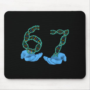 Funny 67 Number Meme Dna Replication Molecular Sci Mouse Mat