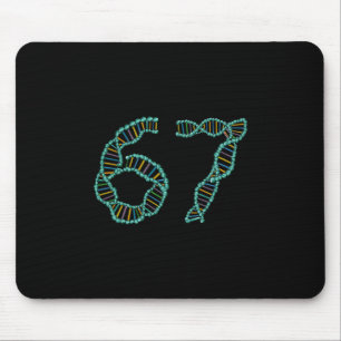 Funny 67 Number Meme Dna Replication Molecular Sci Mouse Mat