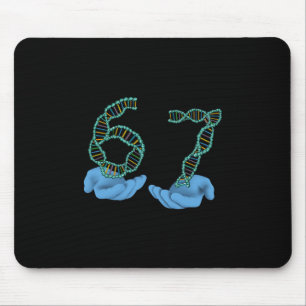 Funny 67 Number Meme Dna Replication Molecular Sci Mouse Mat