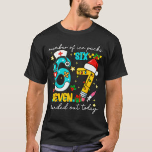 Funny 67 School Nurse Christmas Six Seven School N T-Shirt