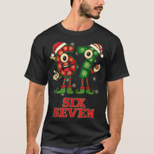 Funny 67 Six Seven 6-7 Italian Christmas Holiday W T-Shirt