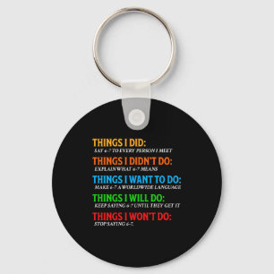 Funny 67 Six Seven 6 7 Meme Things Want To Do 6-7  Key Ring