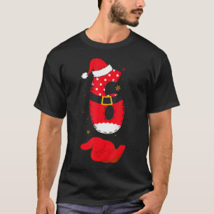 Funny 67 Six Seven Meme 6 7 Christmas Elf Santa 	s T-Shirt