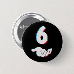Funny 67 Six Seven Meme Couple Matching 6 Cm Round Badge