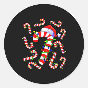Funny 67 Six Seven Meme Couple Matching Christmas Classic Round Sticker