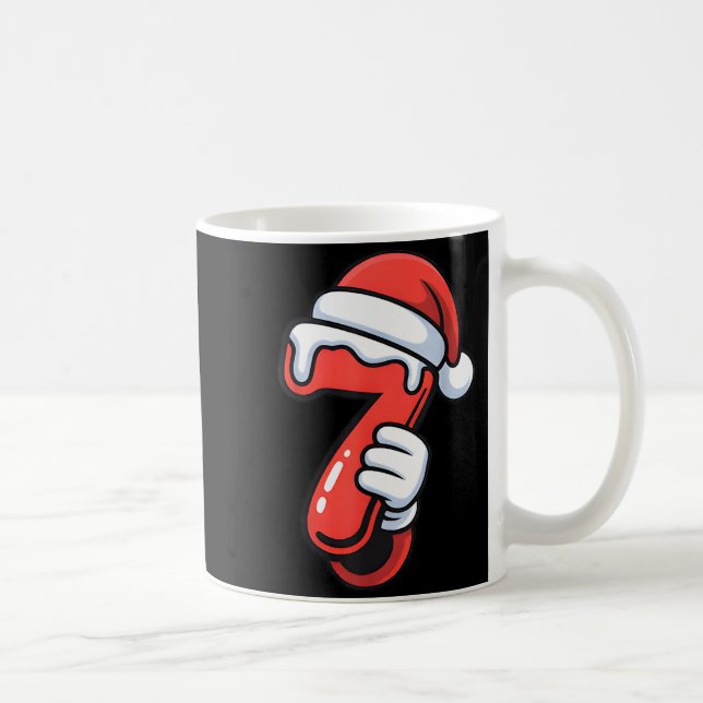 Funny 67 Six Seven Meme Couple Matching Christmas  Coffee Mug (Right)