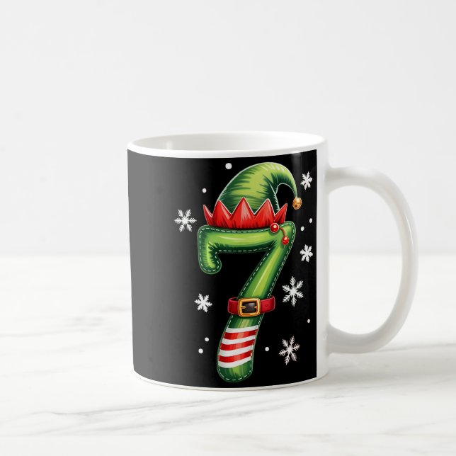 Funny 67 Six Seven Meme Couple Matching Christmas  Coffee Mug (Right)