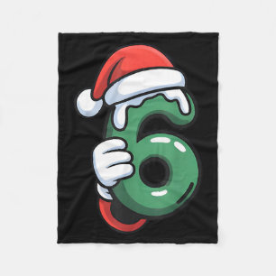 Funny 67 Six Seven Meme Couple Matching Christmas  Fleece Blanket