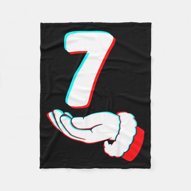 Funny 67 Six Seven Meme Couple Matching Christmas  Fleece Blanket (Front)