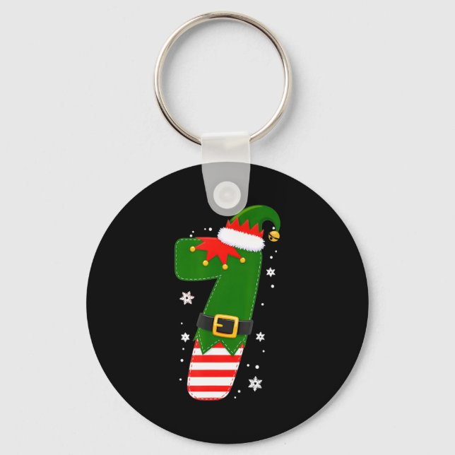 Funny 67 Six Seven Meme Couple Matching Christmas  Key Ring (Front)