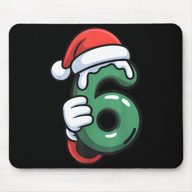 Funny 67 Six Seven Meme Couple Matching Christmas  Mouse Mat (Front)