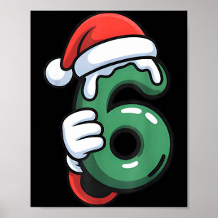 Funny 67 Six Seven Meme Couple Matching Christmas  Poster
