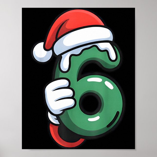 Funny 67 Six Seven Meme Couple Matching Christmas  Poster (Front)