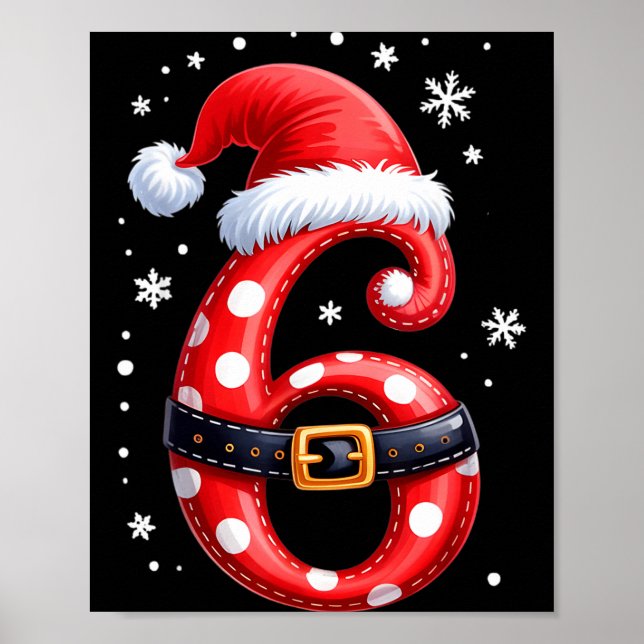Funny 67 Six Seven Meme Couple Matching Christmas  Poster (Front)