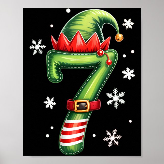 Funny 67 Six Seven Meme Couple Matching Christmas  Poster (Front)