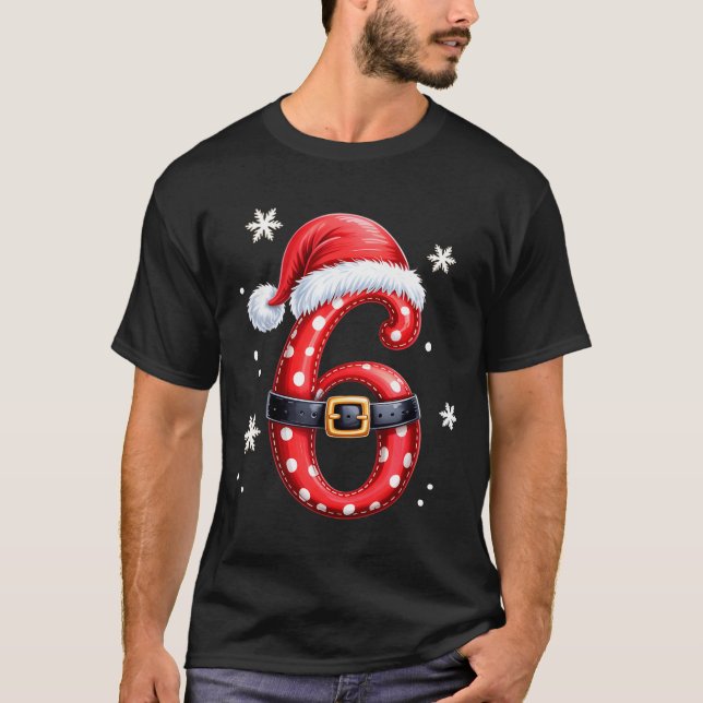 Funny 67 Six Seven Meme Couple Matching Christmas  T-Shirt (Front)