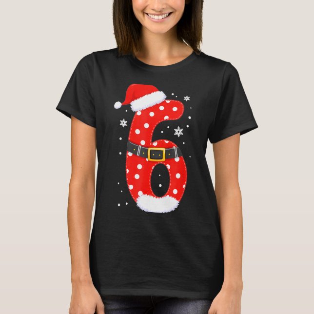 Funny 67 Six Seven Meme Couple Matching Christmas  T-Shirt (Front)