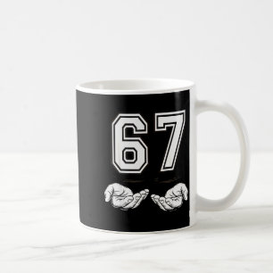 Funny 67 Six Seven Meme Couple Matching Costume Coffee Mug
