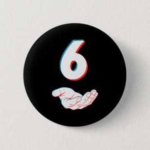 Funny 67 Six Seven Meme Couple Matching Halloween 6 Cm Round Badge