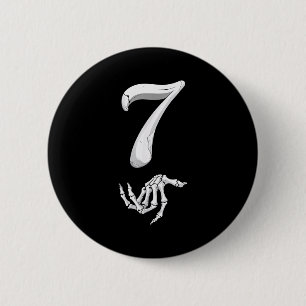 Funny 67 Six Seven Meme Couple Matching Halloween  6 Cm Round Badge