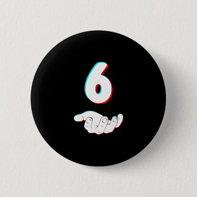 Funny 67 Six Seven Meme Couple Matching Halloween  6 Cm Round Badge (Front)