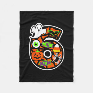 Funny 67 Six Seven Meme Couple Matching Halloween Fleece Blanket