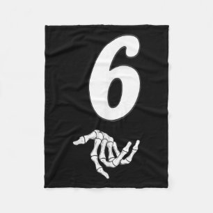 Funny 67 Six Seven Meme Couple Matching Halloween  Fleece Blanket