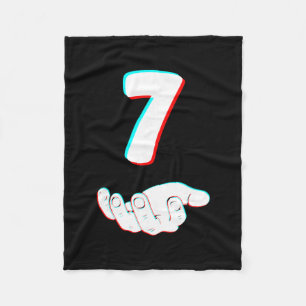 Funny 67 Six Seven Meme Couple Matching Halloween Fleece Blanket