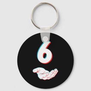 Funny 67 Six Seven Meme Couple Matching Halloween Key Ring