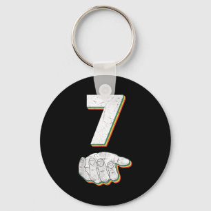 Funny 67 Six Seven Meme Couple Matching Halloween Key Ring