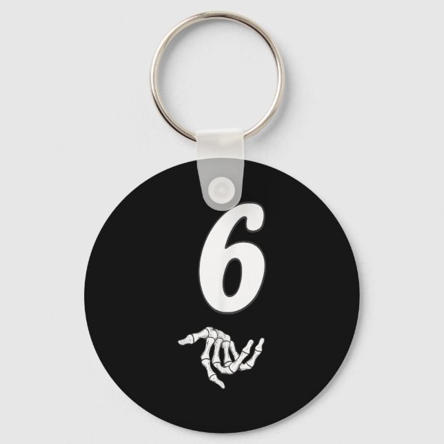 Funny 67 Six Seven Meme Couple Matching Halloween  Key Ring (Front)