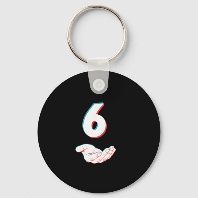 Funny 67 Six Seven Meme Couple Matching Halloween  Key Ring (Front)