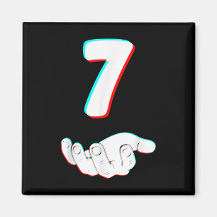 Funny 67 Six Seven Meme Couple Matching Halloween  Magnet