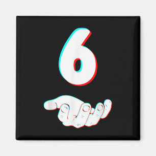 Funny 67 Six Seven Meme Couple Matching Halloween  Magnet