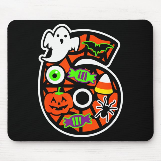 Funny 67 Six Seven Meme Couple Matching Halloween  Mouse Mat (Front)