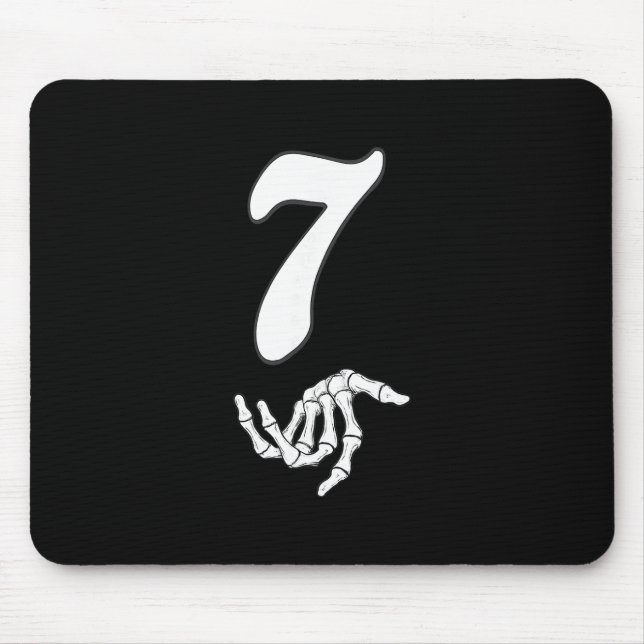 Funny 67 Six Seven Meme Couple Matching Halloween  Mouse Mat (Front)