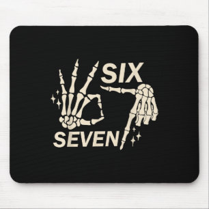Funny 67 Six Seven Meme Couple Matching Halloween  Mouse Mat