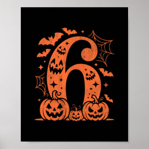 Funny 67 Six Seven Meme Couple Matching Halloween  Poster