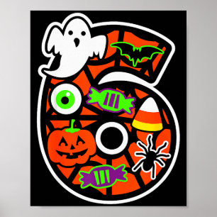 Funny 67 Six Seven Meme Couple Matching Halloween Poster