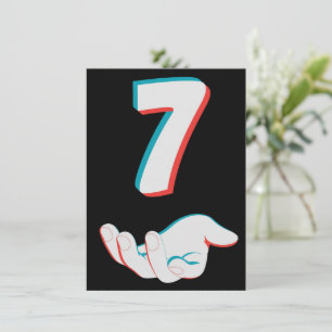 Funny 67 Six Seven Meme Couple Matching Holiday Card