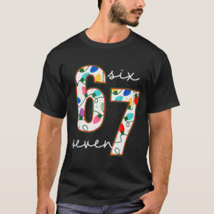 Funny 67 Six Seven Meme Cringe Christmas T-Shirt